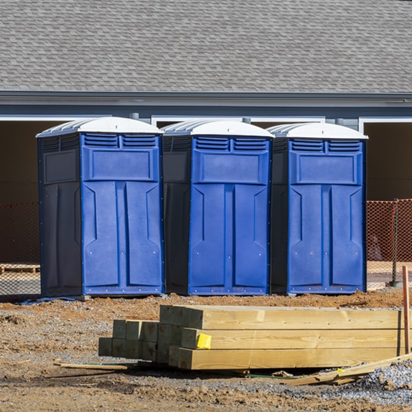 are there any restrictions on where i can place the portable restrooms during my rental period in Cranbury